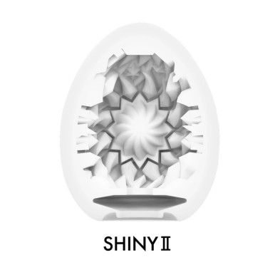 Tenga - Masturbator Ręczny W Kształcie Jajeczka Egg Shiny II